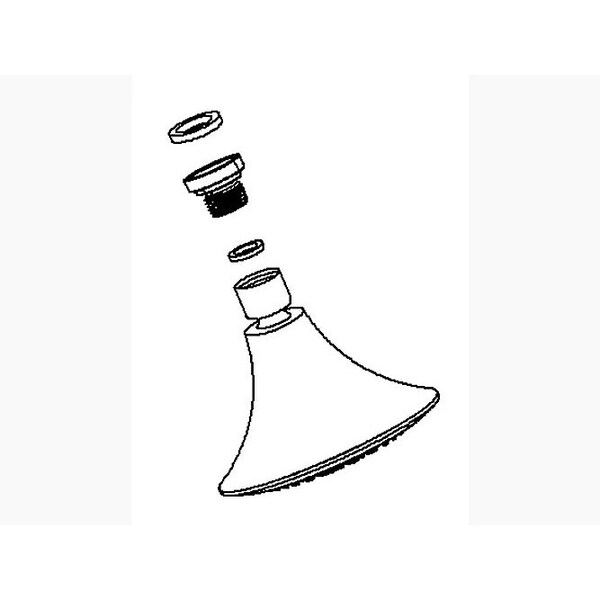 Kohler Showerhead/Arm Adapter Kit 1153445BN Zoro